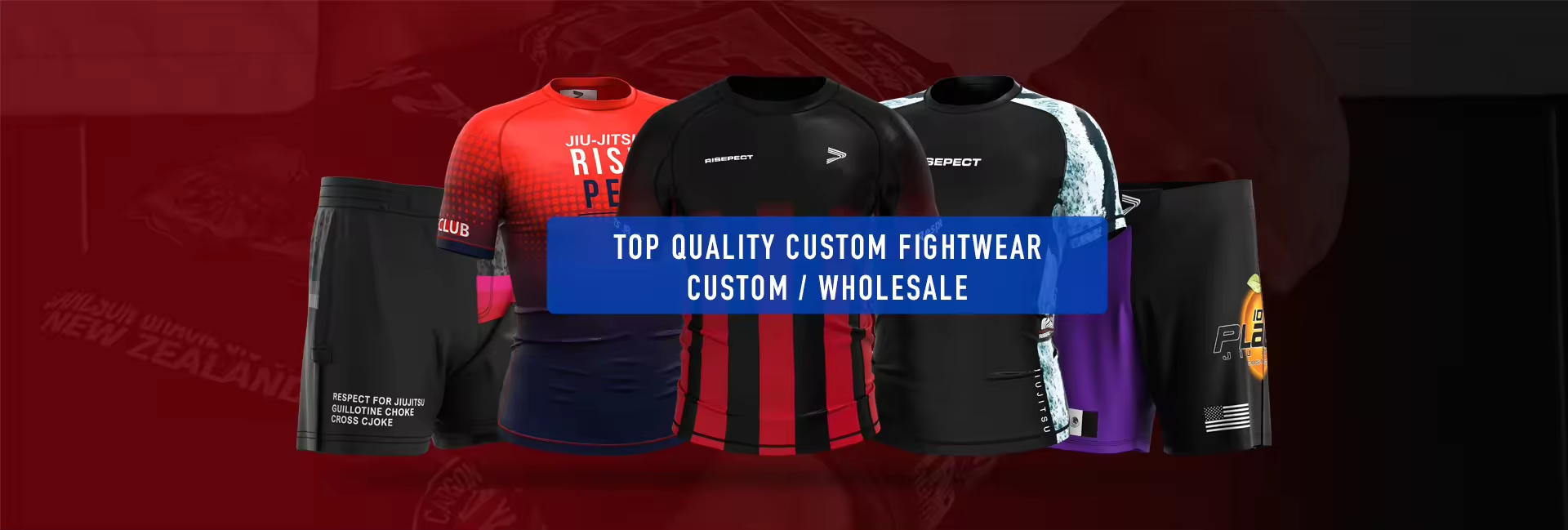 Top quality custom fightwear custom wholesale banner