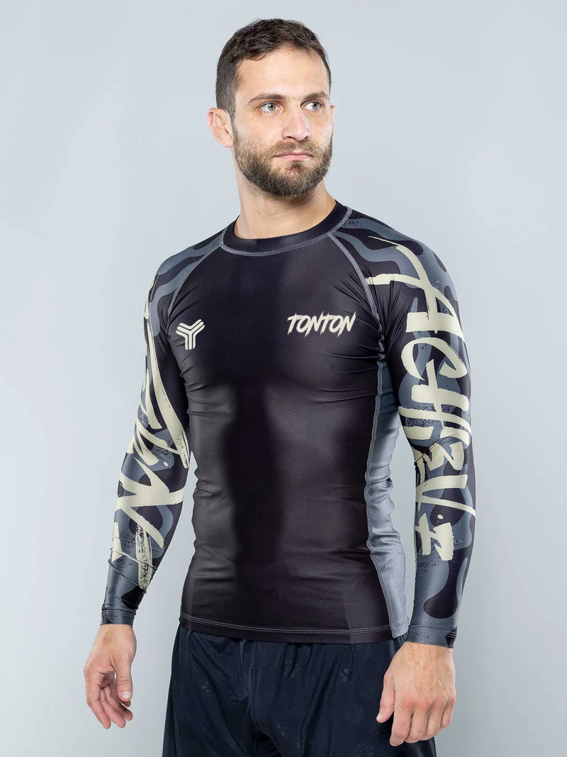MMA kit with rash guard and shorts